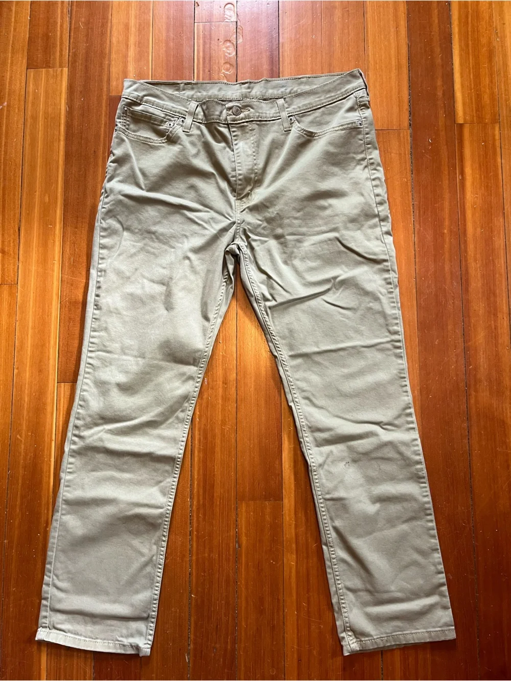 Men's Levi’s Khaki Straight-Leg Pants - Classic Casual Workwear